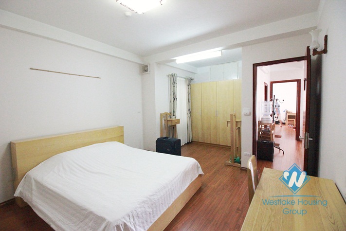 Large size apartment with 02 bedrooms for rent in Ba Dinh District, Hanoi